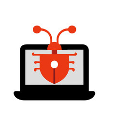 Cybersecurity icon AI Generated