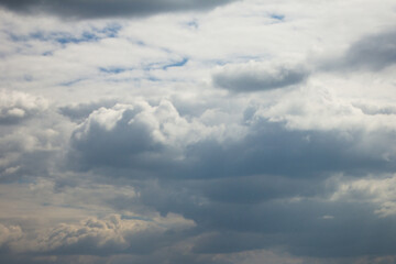 Rain clouds. Texture of the sky and clouds 