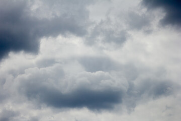 Rain clouds. Texture of the sky and clouds 