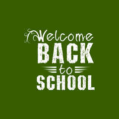 Welcome Back to School banner Vector Design