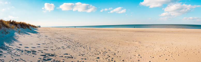 Beautiful Coastline of the nordic sea in the Netherlands