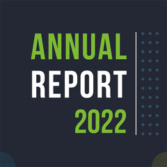 Obraz premium Annual Report Cover Page Layout with Year vector design for your business. Annual Report Layout. Annual report brochure flyer design template vector