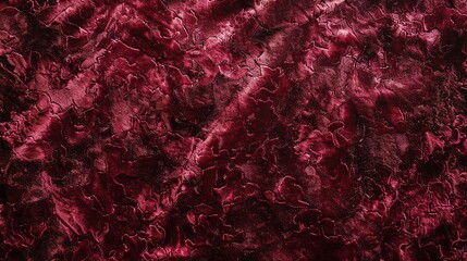 Luxurious crushed velvet in regal burgundy, abstract background perfect for elegant wallpaper designs or sophisticated Christmas backdrops