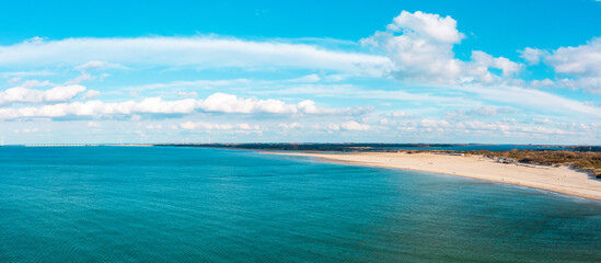Beautiful Coastline of the nordic sea in the Netherlands