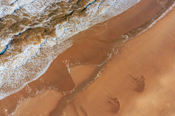 Beautiful Coastline of the nordic sea in the Netherlands