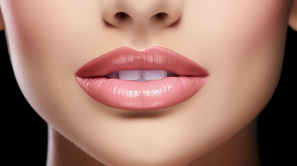 Obraz premium preenchimento labial botox