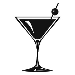 Martini glass icon.