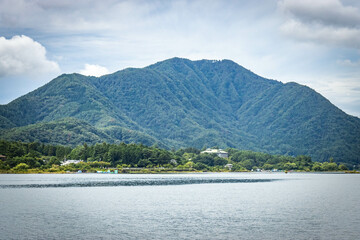 kawaguchi lake, kawaguchiko, early morning, fuji 5 lake area, japan, reflection, mount fuji