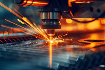 Laser Cutting Machine in Action