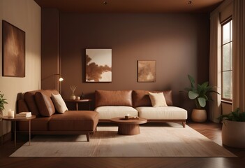 Photo modern style conceptual interior room 3d illustration