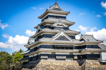 matsumoto castle, matsumoto, japan, edo period, samurai, ninja, moat, reflection