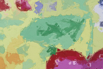 Fototapeta premium Oil paintings and various flowers, cats, dogs, dragonflies, butterflies, chrysanthemums, mushrooms, all beautiful