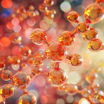 Conjugated Linoleic Acid CLA   Fat Loss A 3D image of CLA molecules targeting and reducing fat cells
