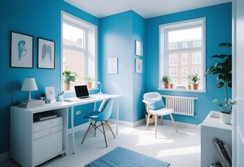 Fototapeta premium Photo modern style conceptual interior room 3d illustration