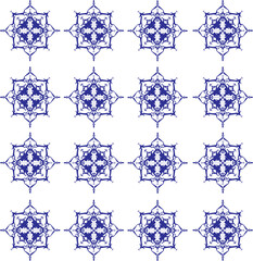 creative decorative white blue pattern
