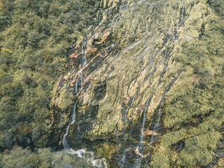 waterfall in nepal, best waterfall, waterfall during annapurna base cam trek in nepal