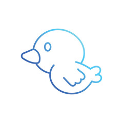 Duck vector icon