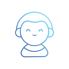 Baby Boy vector icon