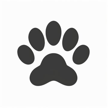 recommend clip art: Vector illustration of cute dog paw