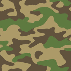 Seamless  Simple Camo 10 Pack Woodland. Seamless Woodland Colors Camouflage 2 CAMO pattern in classic military greens, tans,  and browns. Two, Three and four Color Camo Textures.	
