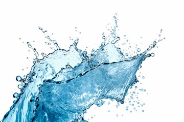 water splash isolated on white background