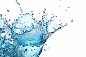 water splash isolated on white background