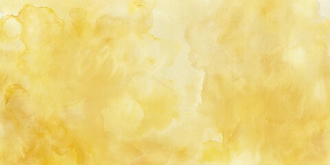 Obraz premium Soft Yellow Watercolor Background with Gentle Gradients for Elegant and Warm Designs 