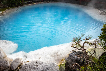 kamado jigoku, 7 hells of beppu, jigoku, hot springs, kyushu, japan, cooking pot hell, asia