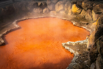 oniyama jigoku, 7 hells of beppu, jigoku, hot springs, kyushu, japan, monster mountain hell, asia