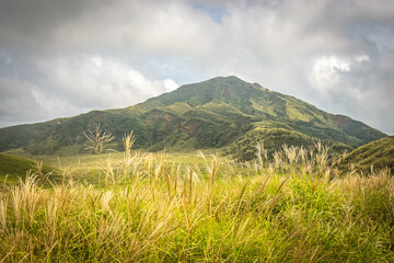 Mount Eboshi, Eboshidake Near Mount Aso, Kyushu, volcano, caldera, mountains, hike, trekking