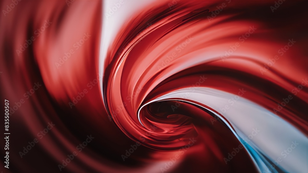 Canvas Prints a blurred red background with a swirling and fluid motion. The red hues transition seamlessly into each other, creating a dynamic and energetic atmosphere