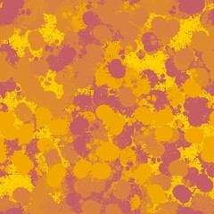 Abstract seamless paint spots markers pattern for wrapping paper and fabrics