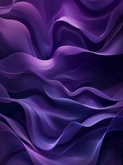 Fototapeta premium An abstract holographic purple and black background rendered in 3D