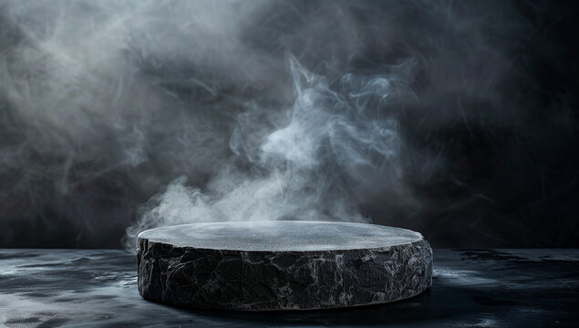 stone display, rock, dramatic and epic atmosphere, cosmetics and beauty for men, virility