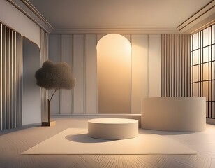 Minimalist general product mock up template