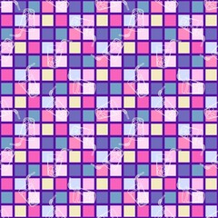 Summer drink seamless cocktails cartoon ice pattern for wrapping paper