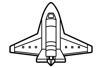 space shuttle vector illustration 