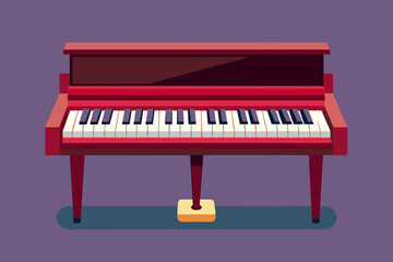 piano vector illustration