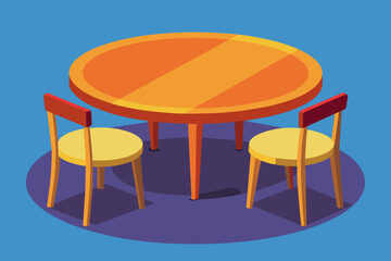 table vector illustration