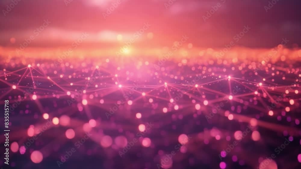 Poster bright lights and dynamic lines intersect in this abstract composition, creating a visually engaging