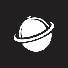food planet logo design , globe food logo , logo globe food abstract 