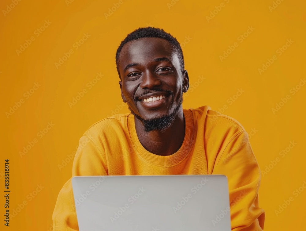 Canvas Prints Man working on laptop