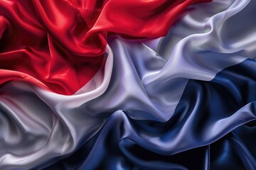 Fototapeta premium Close-up of patriotic fabric