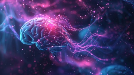 Neural Network and Brain Connection, Generative AI