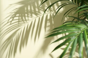 Palm Tree Shadow on Wall