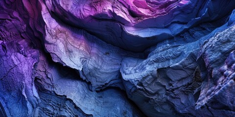 Colorful Rock Formation Close Up