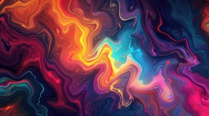 Vivid abstract backdrop featuring a digital pattern