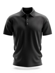 Black polo shirt