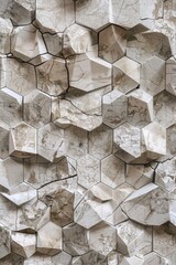 Concrete Block Wall Close Up
