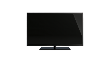 Smart TV isolated on a transparent background